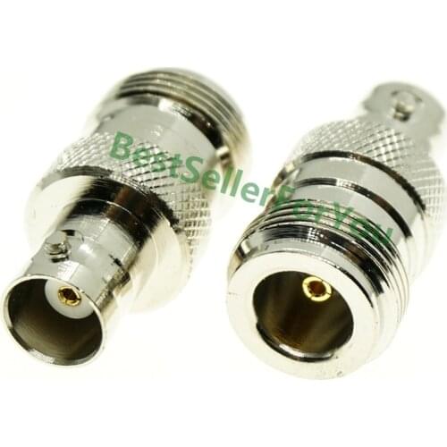 N Female To Connector BNC Female Plug Jack Straight RF Coaxial Adapter Connector