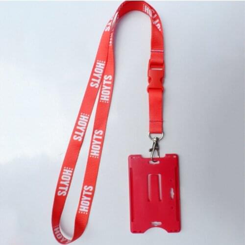 Cheap Custom logo printed neck Exhibition Meeting Lanyards with metal clip for promotion free shipping