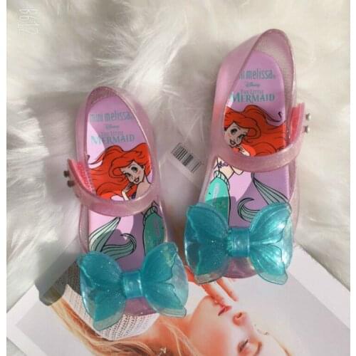 2021 children new Disney girl sandals jelly shoes sandals breathable antiskid quality jelly Melissa shoes in summer