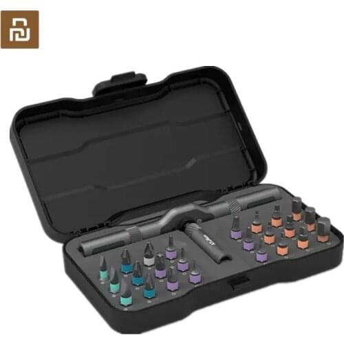 New Youpin ATuMan DUKA 24 in 1 Multi-purpose Ratchet Wrench Screwdriver S2 Magnetic Bits Tools Set DIY Household Repair Tool
