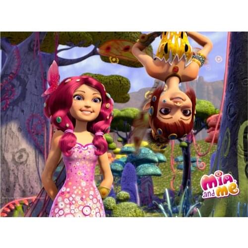 Full Square/Round Diamond Embroidery Mia and Me Patterns Diamond Mosaic DIY 5D Diamond Painting Rhinestones Game Posters XN1428