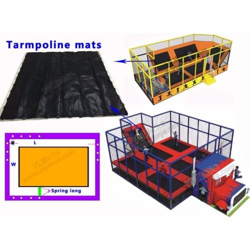 Customized size trampoline net,fitness sport trampoline mat,jumping bed net 1.5*2m