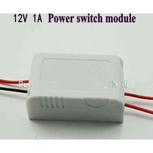 SANMIN AC220V-DC12V 1A 12W Power supply Isolated switch power supply module With cable case 220 to 12v bare board LED l1212