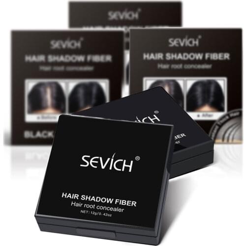 Sevich 5 Color Hair Shadow Powder Waterproof Hair Line Trimming Powder Hair Line Edge Control Powder Hairline Modified Repair