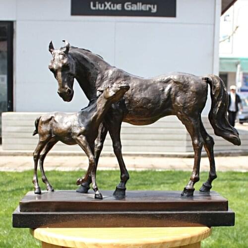 Horse copper bronze sculpture crafts like furnishings decorations Home Furnishing ornaments boutique business gifts