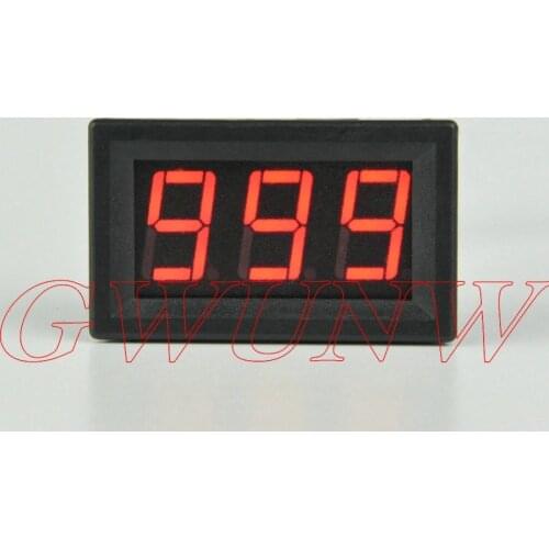 GWUNW BY356A 0-999mA(1A) 3 bit 0.56 inch LED digit ammeter Current Panel Meter