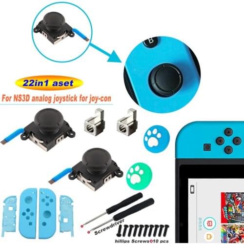 Joy Con Replacement 3D Analog Joystick Thumb Stick Controller Joycon Sensor Module Potentiometer Repair Tool For Nintendo Switch