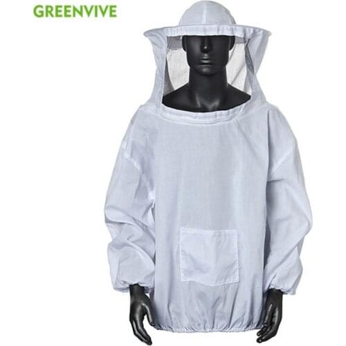 Beekeeper Clothing Protector Equipment Beekeeping Jacket Smock Protective Suit Clothes Bee Keeping Hat Sleeve Breathable