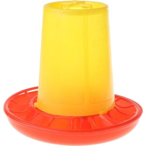 1kg Chicken Feeders Quail Feed Bucket Poultry Farming Tools Chick Feeders Bird Manger Farm Equipment