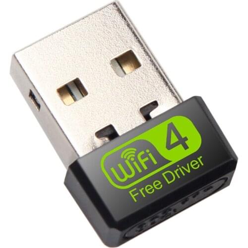 1PCs Mini USB WiFi Adapter 150Mbps Wi-Fi Adapter For PC USB Ethernet WiFi Dongle 2.4G Network Card Antena Wi Fi Receiver