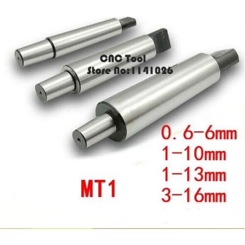 1PCS Reducing Drill Sleeve MT1 0.6-6mm /1-10mm/1-13mm/3-16mm Morse Taper Shank Drill Chuck Arbor Drilling Lathe Tool parts