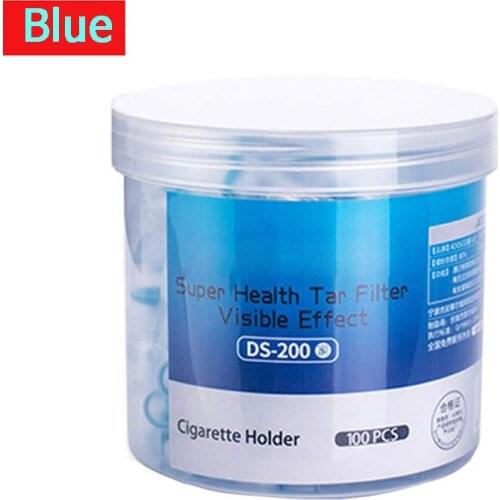 100pcs Set Disposable Smoking Filter Pipe Tobacco Cigarettes Reduce Tar Filter Holder Cleaning Container Smoking Accessories