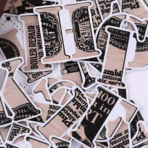 26pcs Creative cute self-made Retro English alphabet stickerl scrapbooking stickers /decorative sticker /DIY craft photo albums