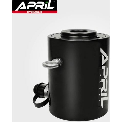 RUS WAREHOUSE 30T Hollow Hydraulic Jack Cylinder Multi-use Manual Oil Pressure Hydraulic Lifting and Maintenance Tools RCH-3050