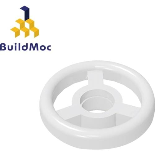 BuildMOC 30663 Steering Wheel Small 2 Studs Diameter For Building Blocks Parts DIY electric Educational