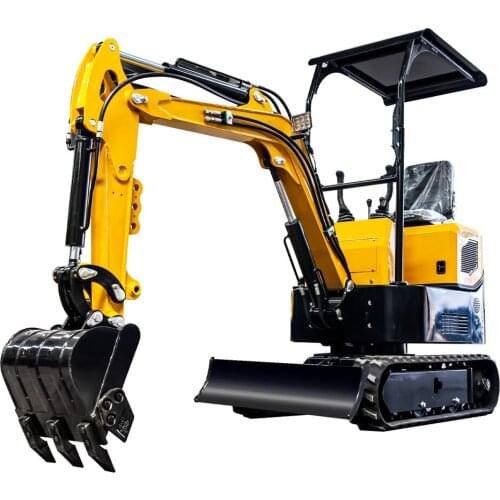 China Factory 1ton Hydraulic Backhoe Crawler Excavator WithCE Garden Home Construction Use