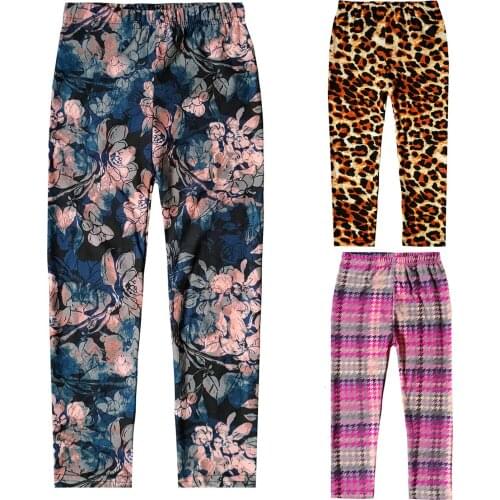 Kids Girls Leggings Spring Summer Printed Children Trousers Girl Casual Pencil Pants Cute Children Leggings Casual Kids Clothes