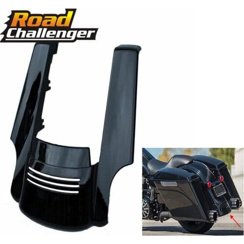 Motorcycle Bright Black Stretched Rear Fender Extension2014-2018 For Harley Touring Street Road Glide Bike 2017 2016 2015
