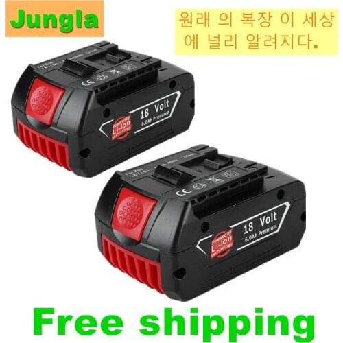 18V 6000mahRechargeable Li-Ion For Bosch 18V Batterie Backup 6.0AH EINE Tragbare Ersatz BAT609 Anzeige licht .6,0 Ah