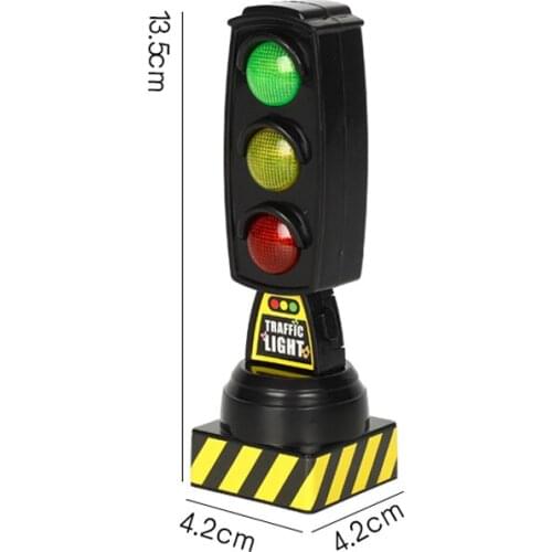 Singing traffic light toy traffic signal model road sign Suitable for BRIO train children track series toy accessories