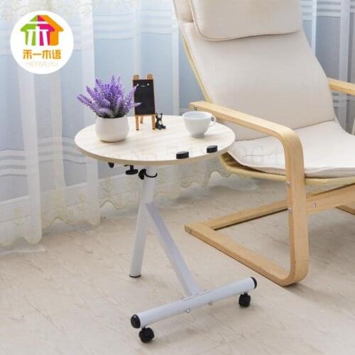 Simple Round Modern Corner Side Table Living Room Phone Table Mobile Sofa Small Coffee Table Small Table