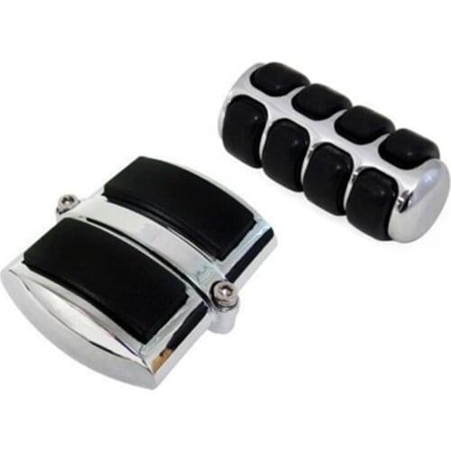 Motorcycle Chrome Gear Shift Rear Brake Pedal Cover For Yamaha V Star 1100 1300 650 V Star 950