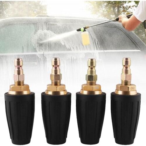 1/4" High Pressure Quick Connect Rotating 360 Degree Turbo Nozzle 3000PSI 2.5 3.0 3.5 4 GPM Car Washer for High Pressure Washer