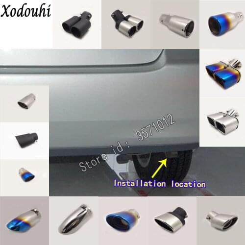 For Toyota Corolla EX 2003 2004 2005 2006 car cover muffler exterior back pipe dedicate exhaust tip tail outlet ornament 1pcs