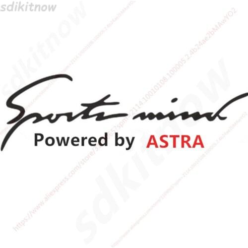 10x28cm PVC New Sports Decals Car Sticker Styling Body Windows Door Accessories For vauxhall ASTRA G VXR J MK4 2017 2018