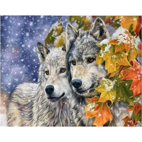 5D Full Resin Diamond Painting Diamond embroidery Square Diamond Mosaic Craft Cross Stitch DIY Needlework 2015 Fashion Wolf