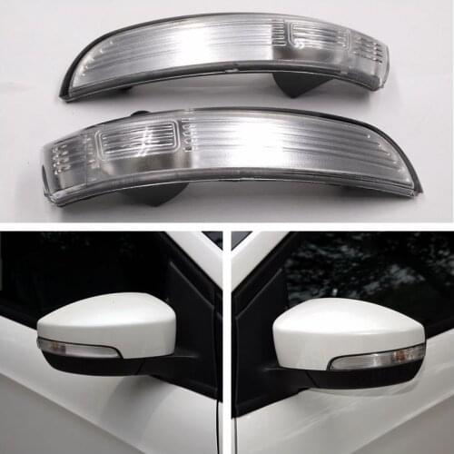 Cafoucs Car Rearview Mirror Light For Ford Kuga Escape 2013 2015 2017 for Ecosport 2013 2015 Turn Signal Side Lamp