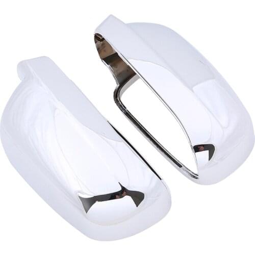 POSSBAY Chrome Left/Right Passenger Side Mirror Cover Casing Driver Side Fit for VW Golf MK4 2000-2007 Car Side Mirror Housings