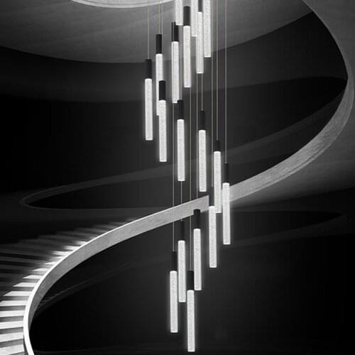 Modern minimalist crystal lamp bedroom lamp restaurant lamp chandeliers three bar lighting aisle lamps