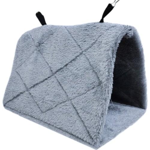 Hammock Bird Nest Pet Parrot Bird Hanging Bed House Plush Winter Warm Cage Nest Tent Bird Supplies Pet Warm Cage Accessories New