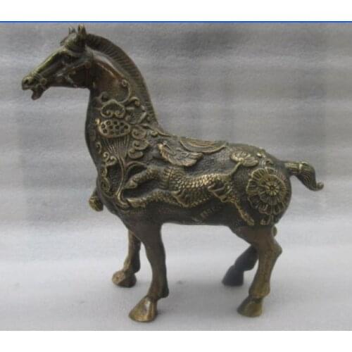 Chinas rare copper old manual hammer a thriving business the statue of a horse