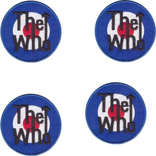 Classic embroidery patch The Who Band DIY Applique Embroidered Sew Iron on Patch Scooter MOD Quadrophenia Private custom patch