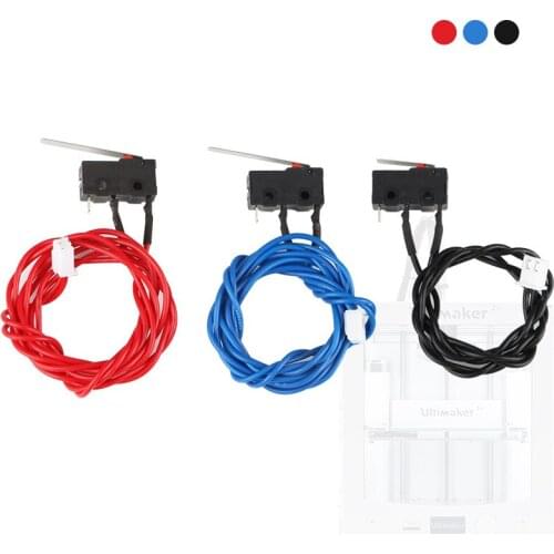 3pcs UM2 Extended + Limit Switch Kit Standard Cable Endstop HX2.54 Connector upgrade for Ultimaker 2 3d printer parts