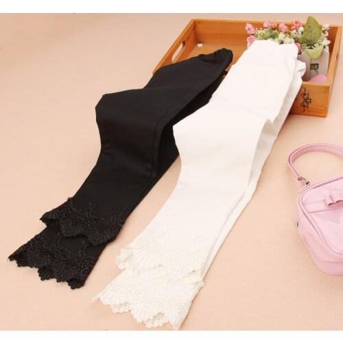 Girls Leggings 2019 Autumn Patchwork Flare Pants Children Clothing Kids Trousers Girls Pants Skinny Leggings Girl 2 Colors 2-16Y