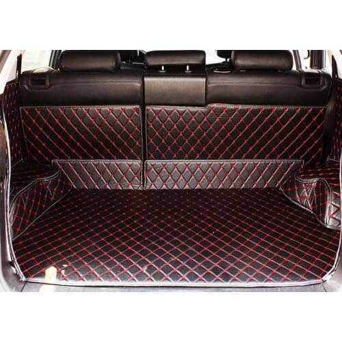 LIGOLIGO leather car trunk mats for Ssangyong korando cargo liner accessories interior boot