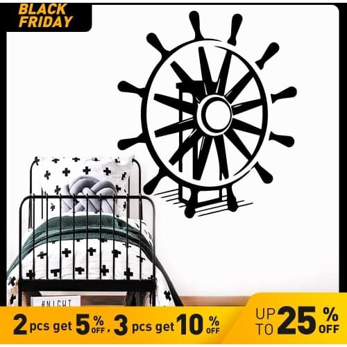 New compass Vinyl Decals Wall Stickers For Living Room Kids Room Waterproof Wall Art Decal