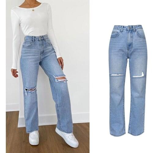Slim Jeans For Women Skinny High Waist Woman Denim Loose Pants Stretch Waist Slim Female Trousers Sexy Elastic 2021 New Autumn