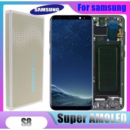 Original AMOLED for SAMSUNG galaxyS8 G950 G950F LCD Display Touch Screen Digitizer Replacement for SAMSUNG Galaxy S8 LCD Display