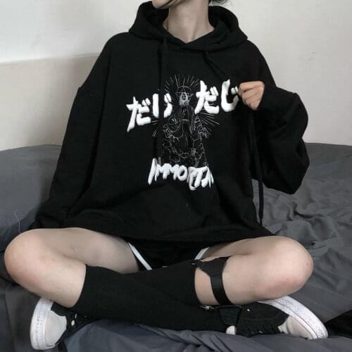 Plush Thickened Hooded Women Winter New Korean Version Of Loose Bf Harajuku Style Lovers Jacket Retro Female Trend Tops