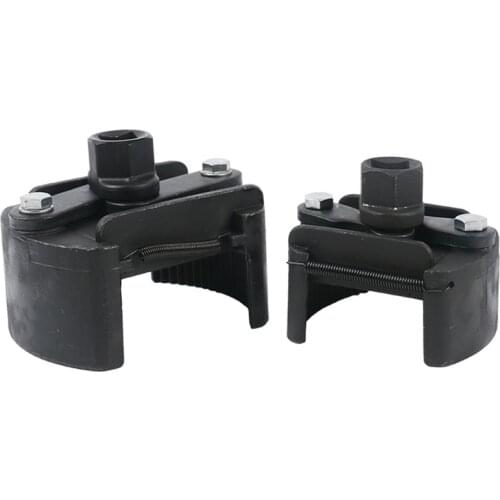 60mm-80mm Cast Steel Adjustable 2 Jaws Oil Filter Wrench Fuel Filter Remover Removal Tool Two-claw Cast Steel Filter Wrenches