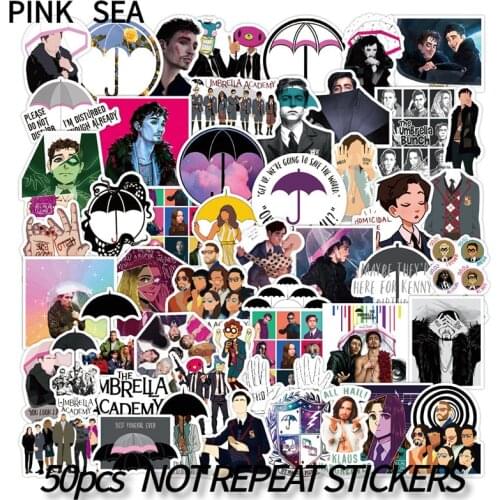 10/30/50Pcs/Set Classic TV The Umbrella Academy Graffiti Stickers For Skateboard Refrigerator Computer Notebook Childrens Toys