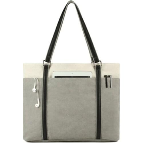 Womens bag European and American explosions casual handbag fashion contrast color canvas bag female tote bag bolso mujer