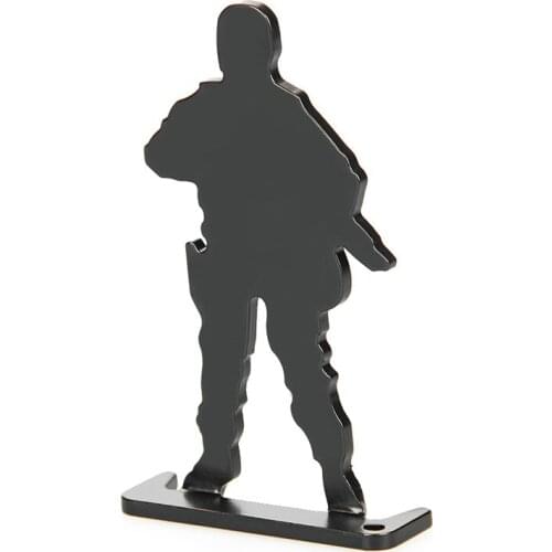 Tactical Iron Airsoft Shooting Target Standing Army Style (6pcs/pack) Paintball Accessories for Practicing