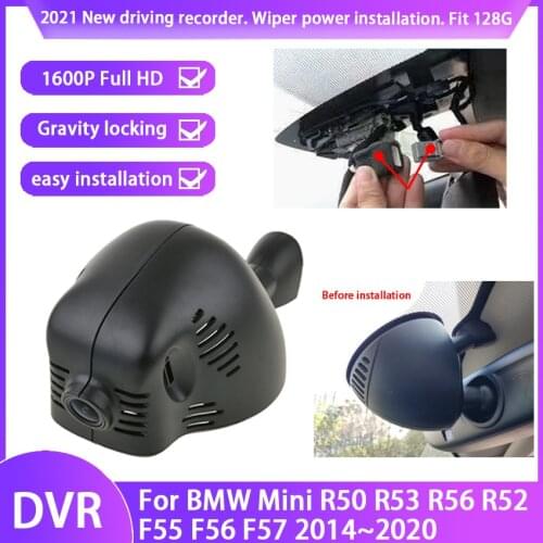 Car DVR Wifi Video Recorder Dash Cam Camera Easy Installation For BMW Mini R50 R53 R56 R52 F55 F56 F57 2014~2020 high quality hd
