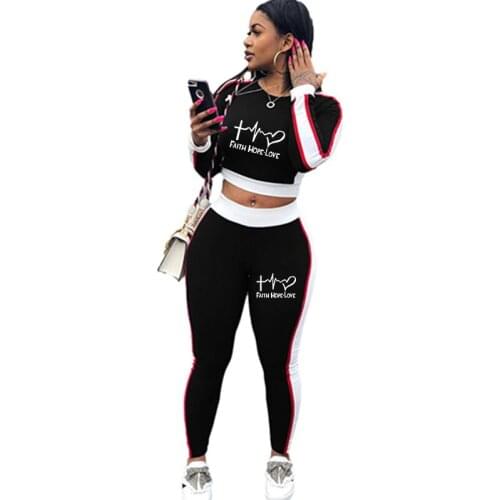 2021 Women Tracksuit Pants Suit New Casual 2 Piece Set Long Sleeve Sweatshirt Top Trousers Sportwear Outfits Women Clothing