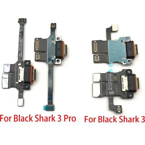 10Pcs/Lot, Dock Connector Micro USB Charger Charging Port Flex Cable Microphone Board For Xiaomi Black Shark 3 Blackshark3 Pro